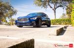 Infiniti Q50S by Naples Speed on Vossen Wheels (VFS-10) 2018 года